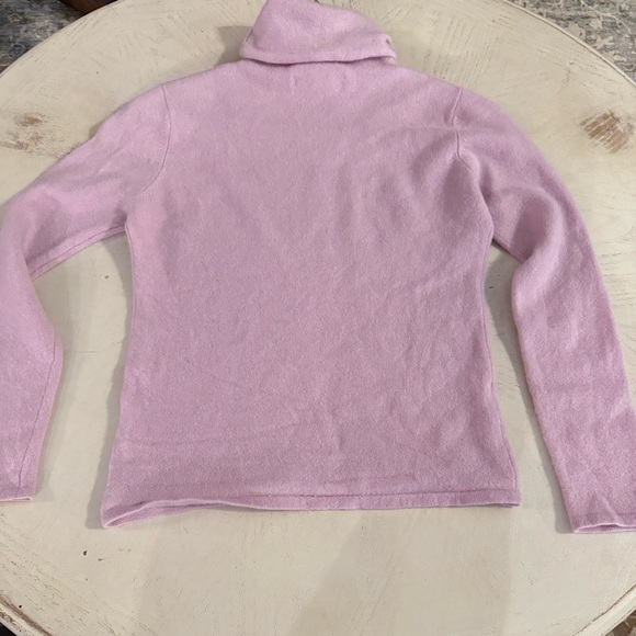 90’s Gemelli Cashmere Cozy Cowlneck Sweater Grandmacore Barbiecore Old Money - Picture 7 of 16